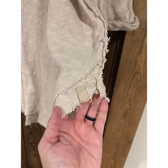 Free People Cream Blouse - Picture 4 of 6